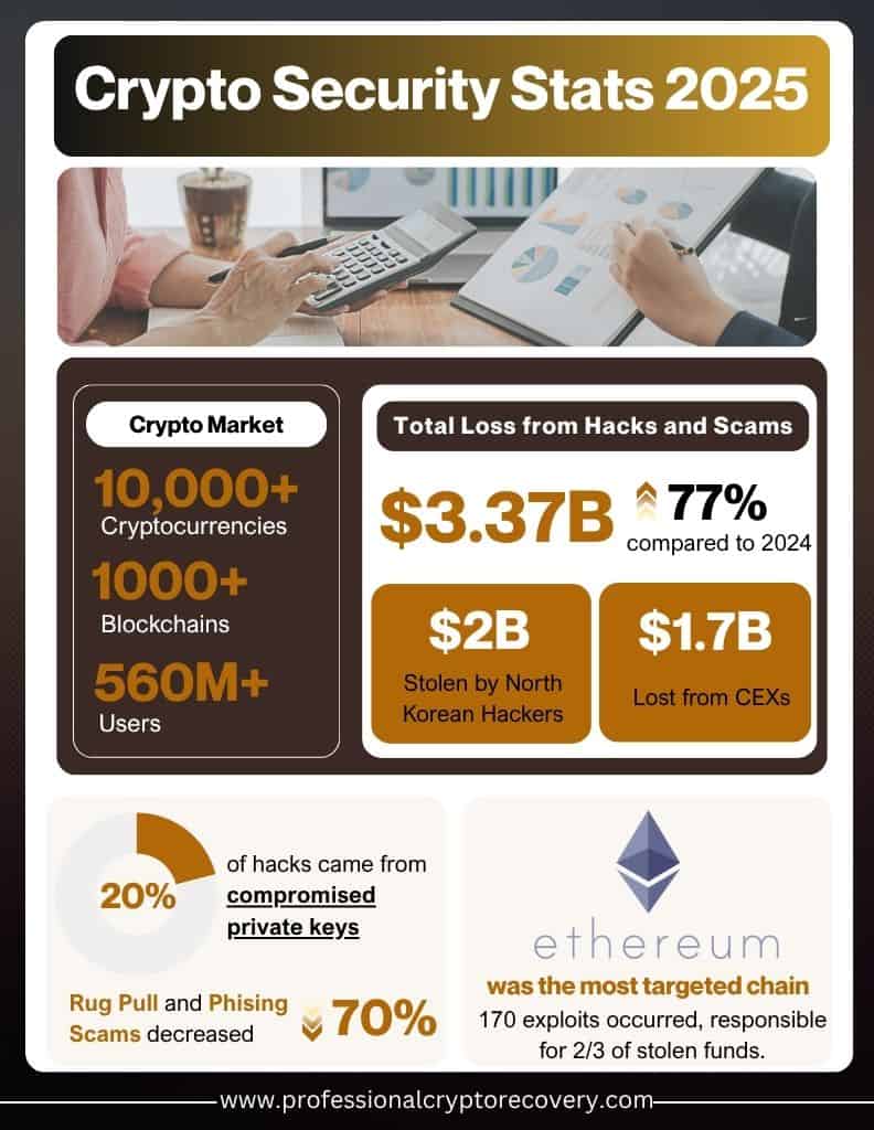 Detailed Crypto Security Stats 2025