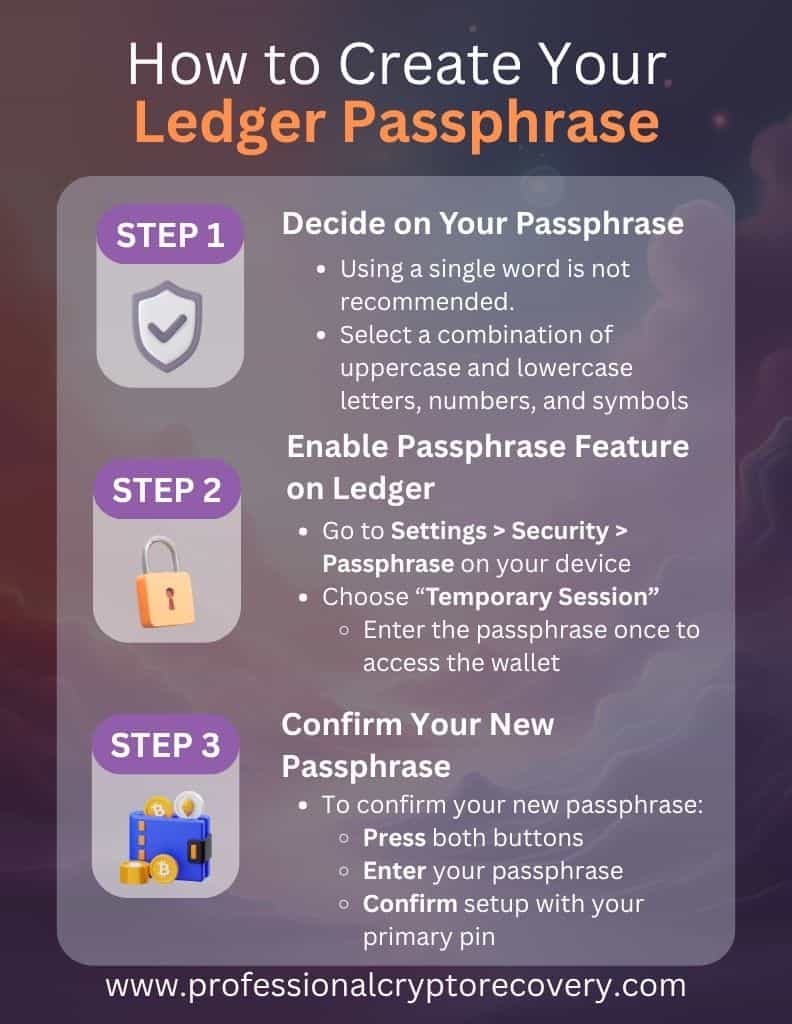 How to Create Your Ledger Passphrase