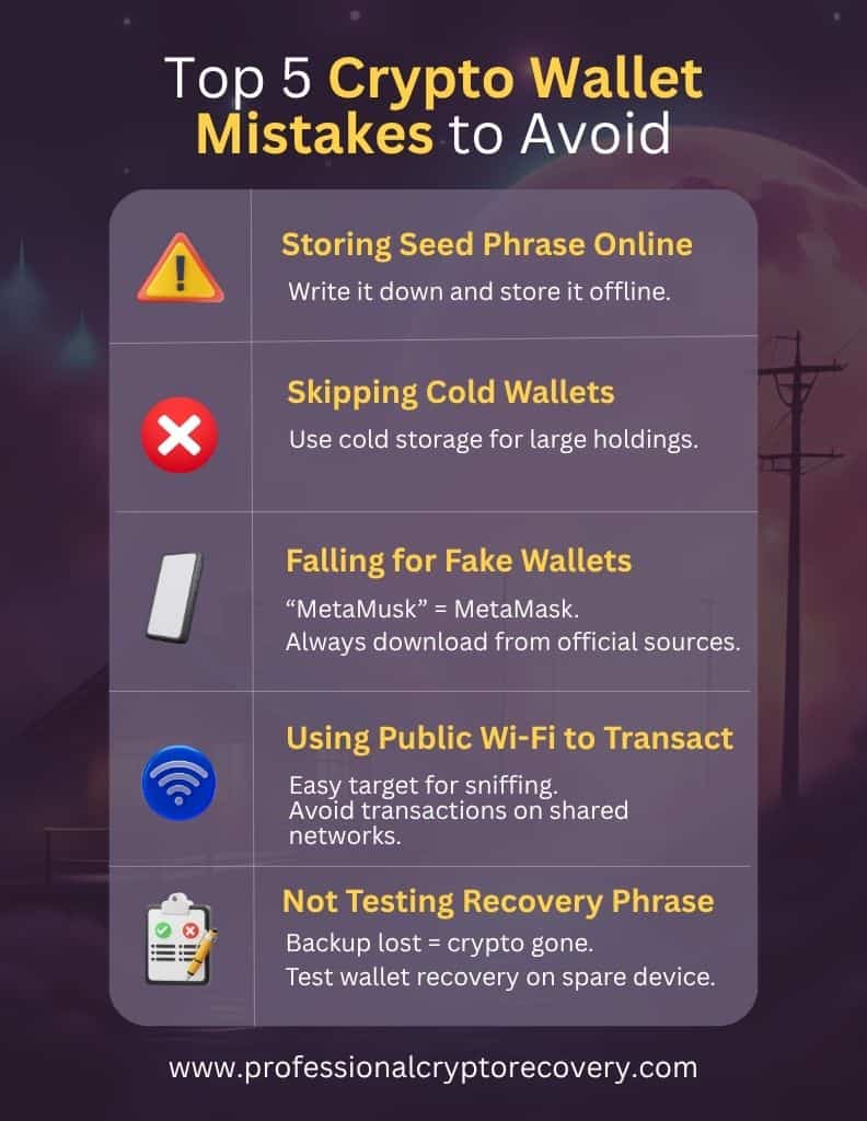 Top 5 Crypto Wallet Mistakes to Avoid
