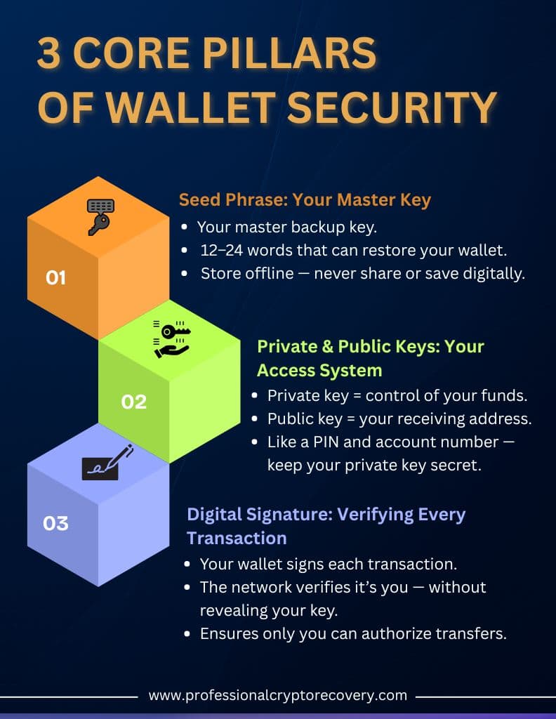 3 Core Pillars of Wallet Security