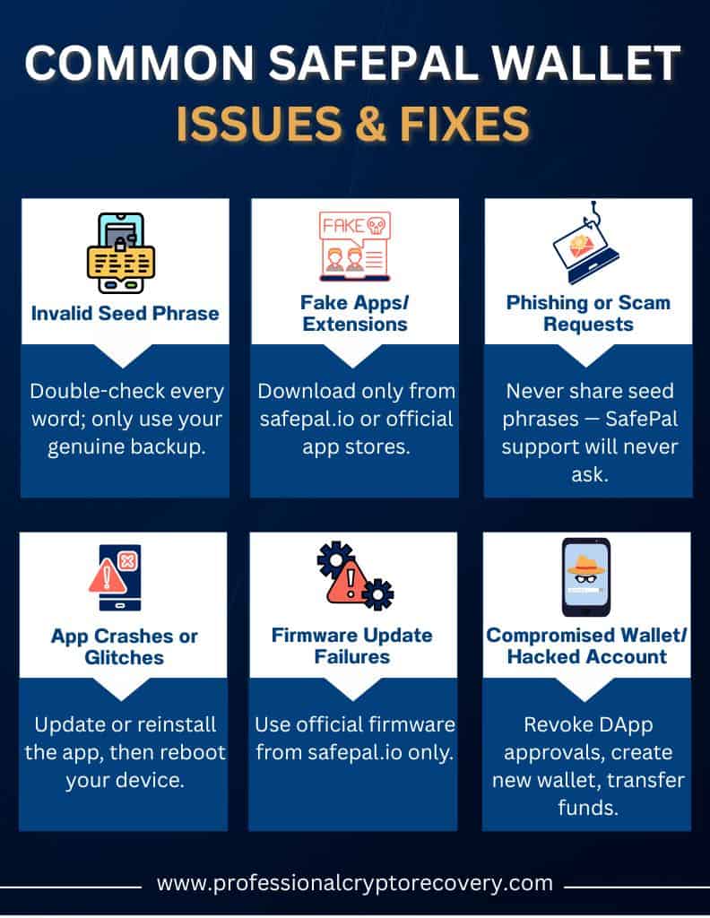 Common Safepal Wallet Issues and Fixes