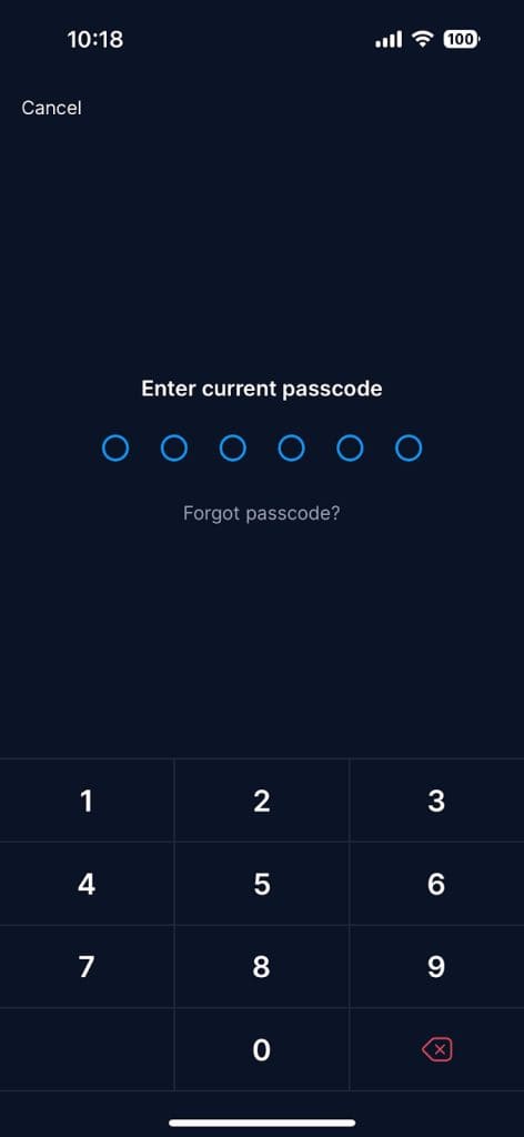 Crypto.com Recover Passcode Enter Passcode