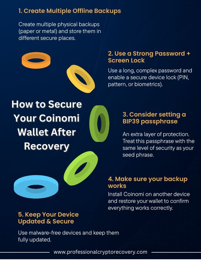 How to Secure Your Coinomi Wallet After Recovery
